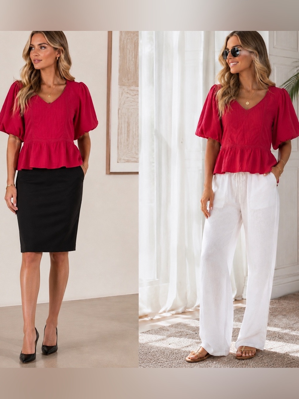 Liz Claiborne Pink Top